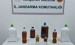 Kırşehir'de sahte içki operasyonu: 20 litre alkol ele geçirildi