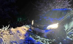 Köşk'te kar yağışı nedeniyle mahsur kalan ailenin yardımına jandarma koştu