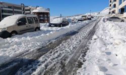Kulp'ta kar çekildi, dondurucu soğuk etkisini artırdı
