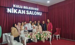 Kulu'da 2025 yılında 485 çift dünya evine girdi