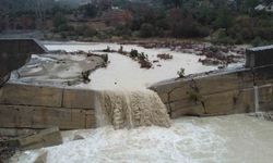 Kuraklıkla kuruyan Deliçay yeniden akmaya başladı, çiftçinin yüzü güldü