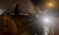 Manyas'ta samanlık yangını söndürüldü