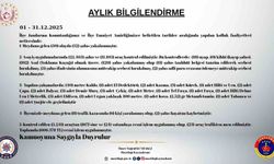 Mazıdağı'nda aralık ayı asayiş raporu açıklandı: 172 şahıs yakalandı