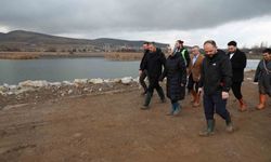 Pursaklar Belediyesi Gümüşoluk Göleti'nin çalışmalarına devam ediyor