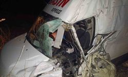 Şarampole giren minibüste 2 kişi yaralandı