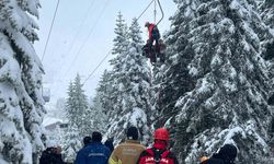 Uludağ'da telesiyej arızası: Mahsur kalan tüm tatilciler kurtarıldı
