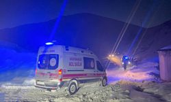 Van'da zorlu hasta kurtarma operasyonu