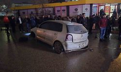 Yağış sonrası çöken yol kazaya neden oldu: 3 yaralı