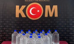 Yozgat'ta 100 litre kaçak alkol ele geçirildi
