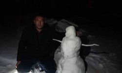 Yozgat'ta kar yağışı yüzleri güldürdü