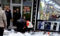 Ağrı'da çatıdan düşen kar ve buz kütlesi 1 kişiyi yaraladı