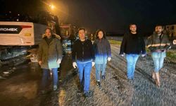 Aras çifti sabaha kadar yağmur mesaisi yaptı