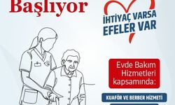 Efeler Belediyesi'nde evde bakım hizmetleri başlıyor