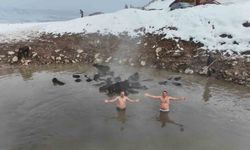 Eksi 25 derecede kaplıca keyfi