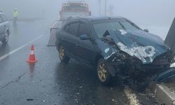 2 aracın karıştığı kazada 2 kişi yaralandı