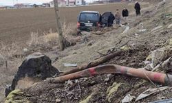 Adilcevaz'da kontrolden çıkan araç takla attı: 1 kişi yaralandı