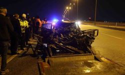 Ankara'da tıra arkadan çarpan otomobilin sürücüsü ağır yaralandı