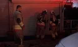 Antakya'da iş yeri alevlere teslim oldu