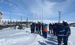 Aras Elektrik'ten zorlu doğa koşullarına karşı çığ eğitimi