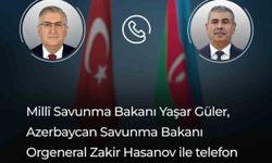 Bakan Güler, Azerbaycanlı mevkidaşı ile telefonda görüştü