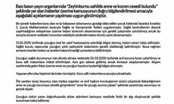 Bakanlıktan Zeytinburnu'ndaki anne ve çocuk ölümüyle ilgili açıklama