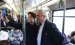 Başkan Şadi Özdemir'den mesai öncesi metro sürprizi
