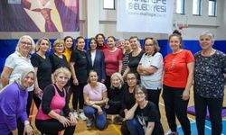 Başkanı Köymen, spor yapan kadınlarla buluştu