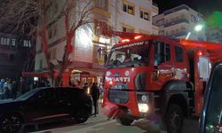 Batman'da 7 katlı binada korkutan yangın