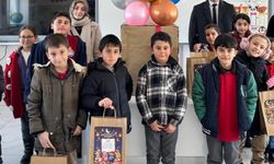 Bayburt'ta on beşi geleneği iki okulun öğrencilerini buluşturdu