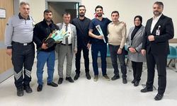 Bayburt'ta sağlık çalışanlarının 14 Mart Tıp Bayramı kutlandı