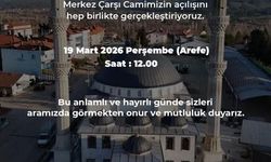 Beyağaç Merkez Çarşı Cami ibadete açılıyor
