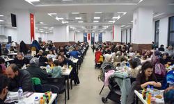 BŞEÜ personeli iftar yemeğinde bir araya geldi