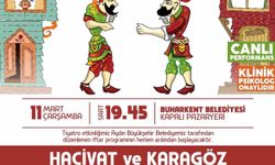 Buharkent'te çocuklar Hacivat ve Karagöz ile buluşacak