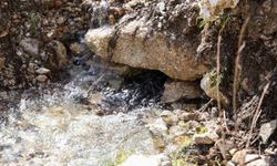 Çameli'nde yağışlar sonrası yer altı suları yüzeye çıktı