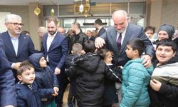 Canik'te Ramazan bayramı bayramlaşması