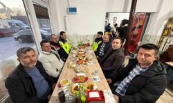 Çavdarhisar'da kaymakam, muhtarlar ve protokol üyeleri iftarda bir araya geldi