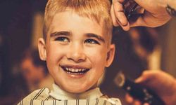 Çocukların bayram tıraşı muhtardan..!