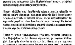 Elazığ Valiliği'nden denetim açıklaması