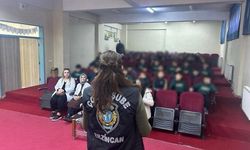 Erzincan'da öğrencilere güvenlik eğitimi verildi