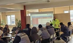 Fabrika çalışanlarına güvenlik trafik eğitimi