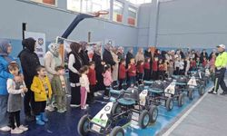 Hisarcık'ta öğrencilere uygulamalı ve teorik trafik eğitimi