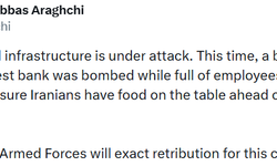 İran Dışişleri Bakanı Arakçi: 'Çalışanlarla dolu bir banka bombalandı'