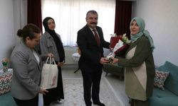 Kadın gaziye ve şehit annesine anlamlı ziyaret