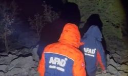 Kahramanmaraş'ta mahsur kalan 8 dağcı kurtarıldı