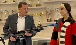 Kayseri'nin ilk SEM Olimpik Tüfek sporcusuna malzeme desteği