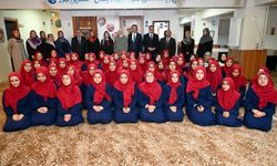 Kur'an kursu öğrencileriyle iftar yaptılar