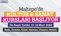 Maltepe Belediyesi kültür sanat kursları başlıyor