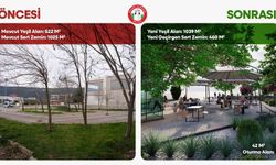 Menteşe kent merkezinde yeşil alan oranı arttırılıyor