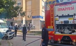 Motosiklet tamirhanesindeki yangın korkuttu