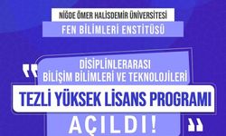 NÖHÜ'de disiplinler arası tezli yüksek lisans programı başladı